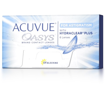 Acuvue Oasys for Astigmatism lenses