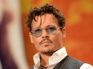 Actor Johnny Depp makes movies while legally blind in one eye